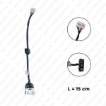 PIN DE CARGA PARA LENOVO Z50 No. PARTE DC30100LG00 L-15CM PLUG RECTANGULAR