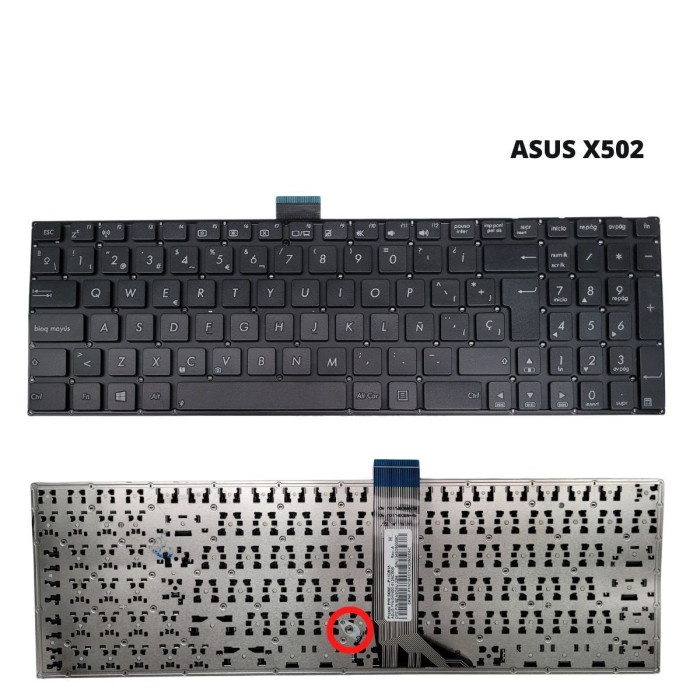 TECLADO PARA ASUS 15 X502