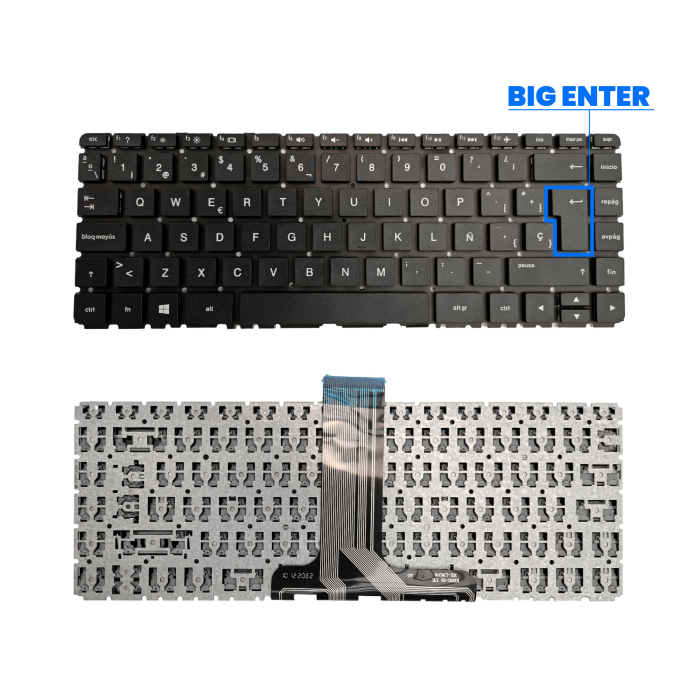 TECLADO PARA HP 13-5 X360 BIG ENTER NO FRAME