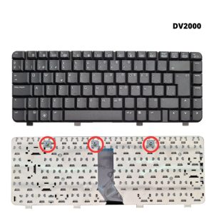 TECLADO PARA HP 14 DV2000 3 SOPORTES