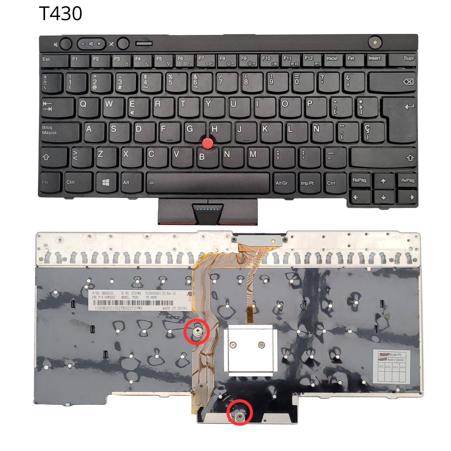TECLADO PARA LENOVO T430 L430 SP