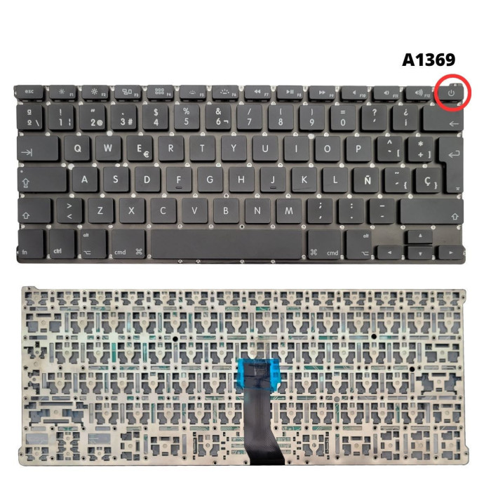 TECLADO PARA MAC 13 PULG A1369 (2011 2012 2013)